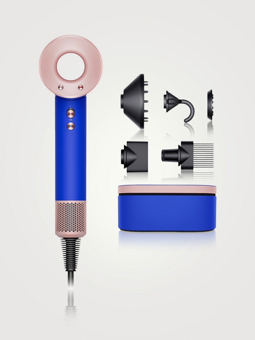Dyson Supersonic Hair Dryer Set in Ultra Blue/Blush Special Edition